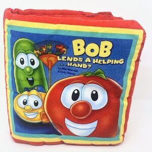 Bob the Tomato Soft Book Toy - Red and Yellow